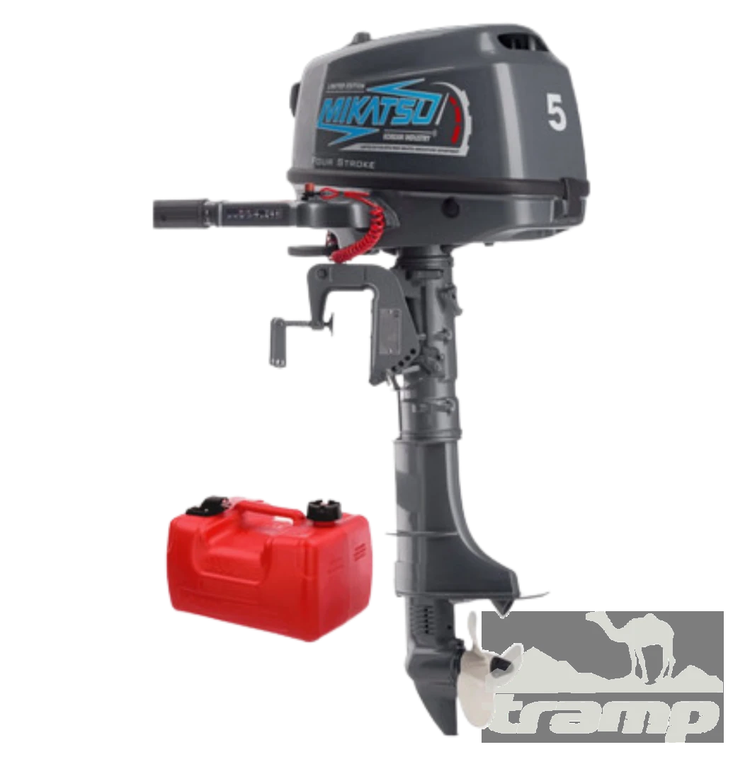 Лодочные моторы Лодочный мотор (4т) MIKATSU MF 5 FHS (аналог 6 л.с) + Внешний топливный бак 12л.