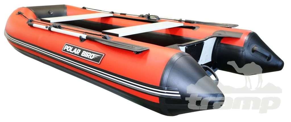Лодки ПВХ Лодка Polar Bird 320М (Лайт) НДНД Стеклокомпозит (Чёрно-красный)