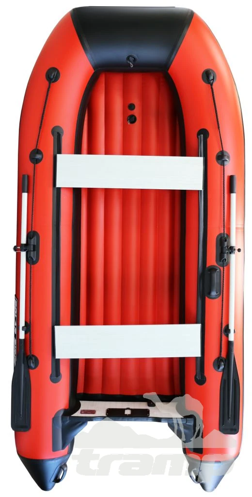 Лодки ПВХ Лодка Polar Bird 320М (Лайт) НДНД Стеклокомпозит (Чёрно-красный)