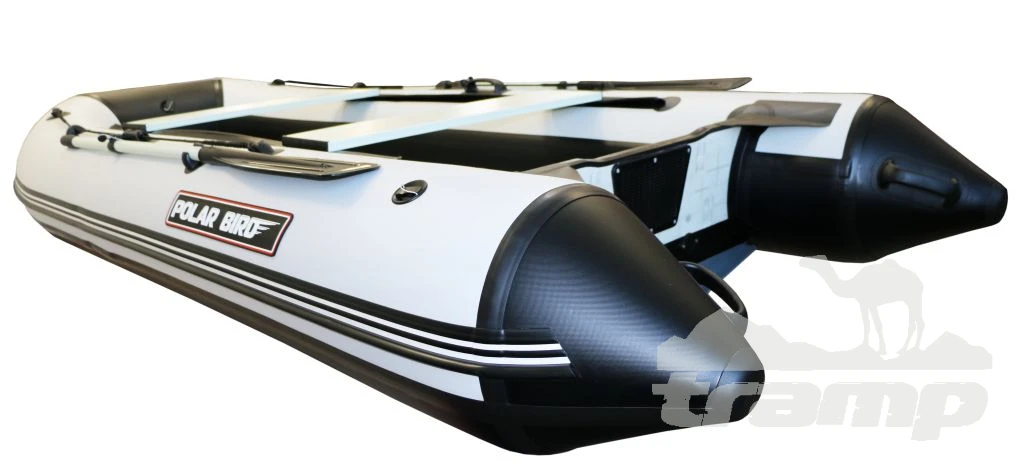Лодки ПВХ Лодка Polar Bird 320М (Лайт) НДНД Стеклокомпозит (Чёрно-белый)