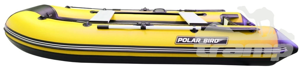 Лодки ПВХ Лодка Polar Bird 320М (Лайт) НДНД Стеклокомпозит (Чёрно-жёлтый)