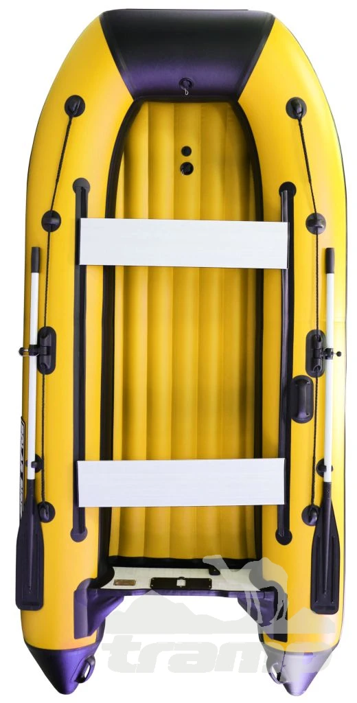 Лодки ПВХ Лодка Polar Bird 340М | Лайт | НДНД | Стеклокомпозит | Чёрно-жёлтый |