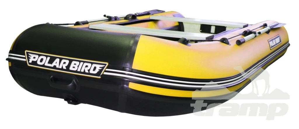 Лодки ПВХ Лодка Polar Bird 340М | Лайт | НДНД | Стеклокомпозит | Чёрно-жёлтый |