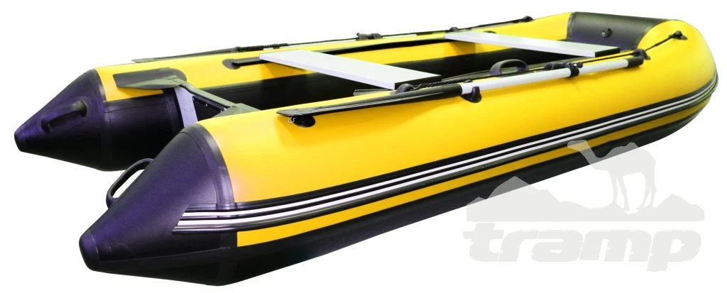 Лодки ПВХ Лодка Polar Bird 340М | Лайт | НДНД | Стеклокомпозит | Чёрно-жёлтый |