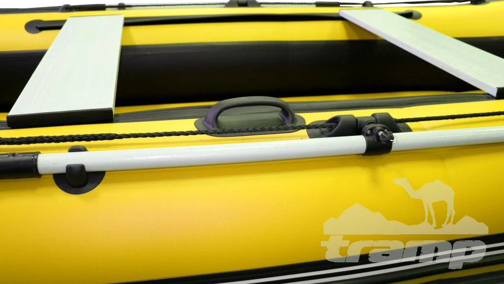 Лодки ПВХ Лодка Polar Bird 340М | Лайт | НДНД | Стеклокомпозит | Чёрно-жёлтый |