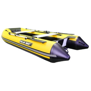 Лодка Polar Bird 340М | Лайт | НДНД | Стеклокомпозит | Чёрно-жёлтый |