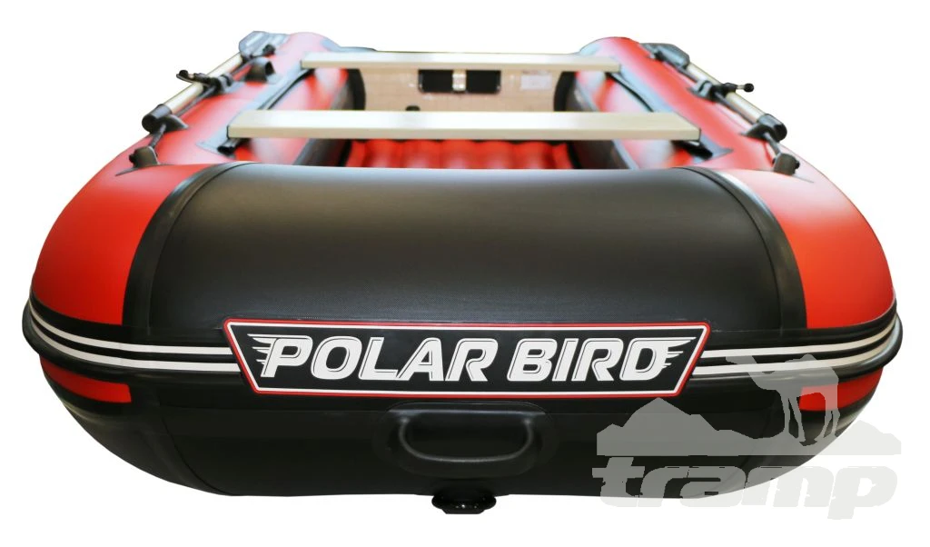 Лодки ПВХ Лодка Polar Bird 340М | Лайт | НДНД | Стеклокомпозит | Чёрно-красный |