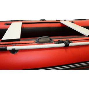 Лодка Polar Bird 340М | Лайт | НДНД | Стеклокомпозит | Чёрно-красный |