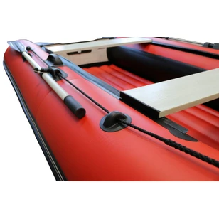 Лодка Polar Bird 340М | Лайт | НДНД | Стеклокомпозит | Чёрно-красный |