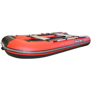 Лодка Polar Bird 340М | Лайт | НДНД | Стеклокомпозит | Чёрно-красный |