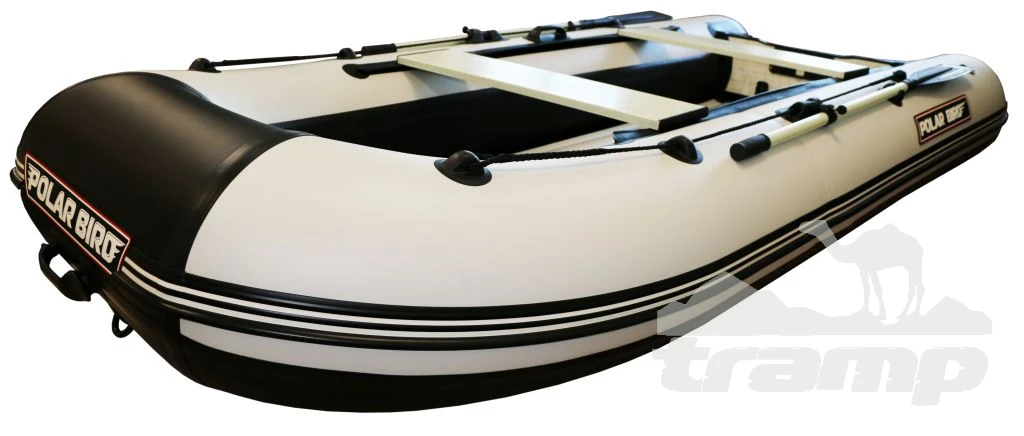Лодки ПВХ Лодка Polar Bird 340М (Лайт) НДНД Стеклокомпозит (Серо-чёрный)