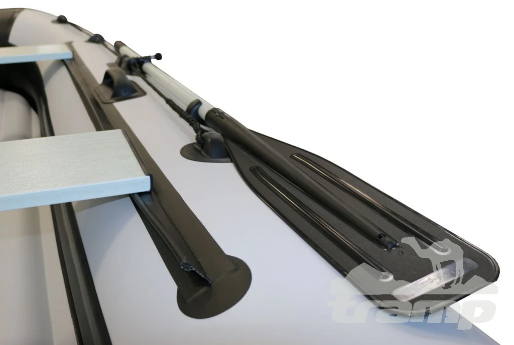 Лодки ПВХ Лодка Polar Bird 340М (Лайт) НДНД Стеклокомпозит (Серо-чёрный)