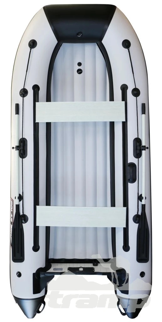 Лодки ПВХ Лодка Polar Bird 340М (Лайт) НДНД Стеклокомпозит (Серо-чёрный)