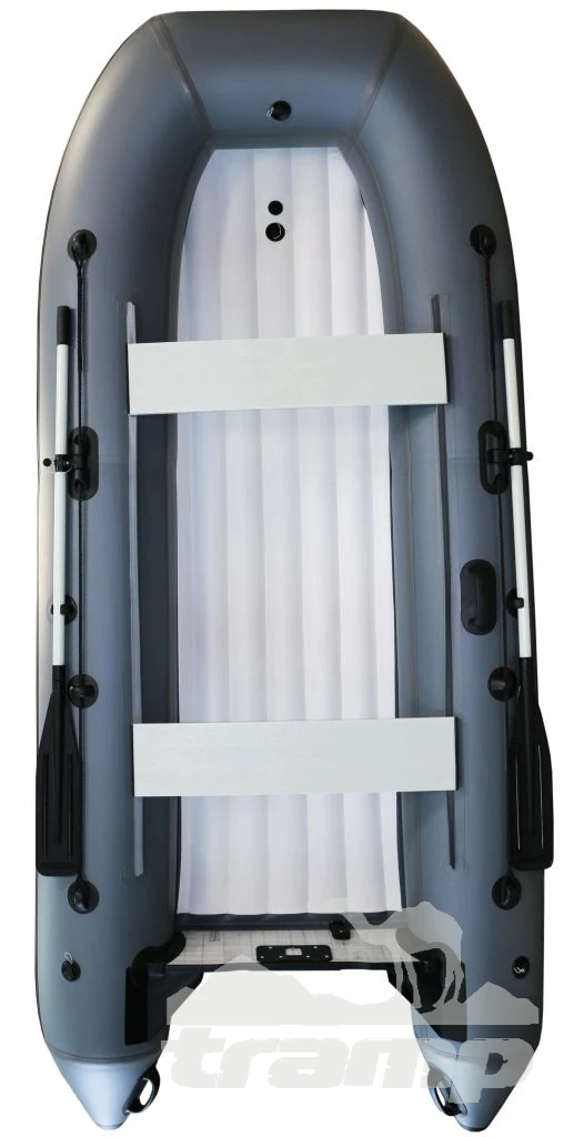 Лодки ПВХ Лодка Polar Bird 340М (Лайт) НДНД Стеклокомпозит (Серо-белый)