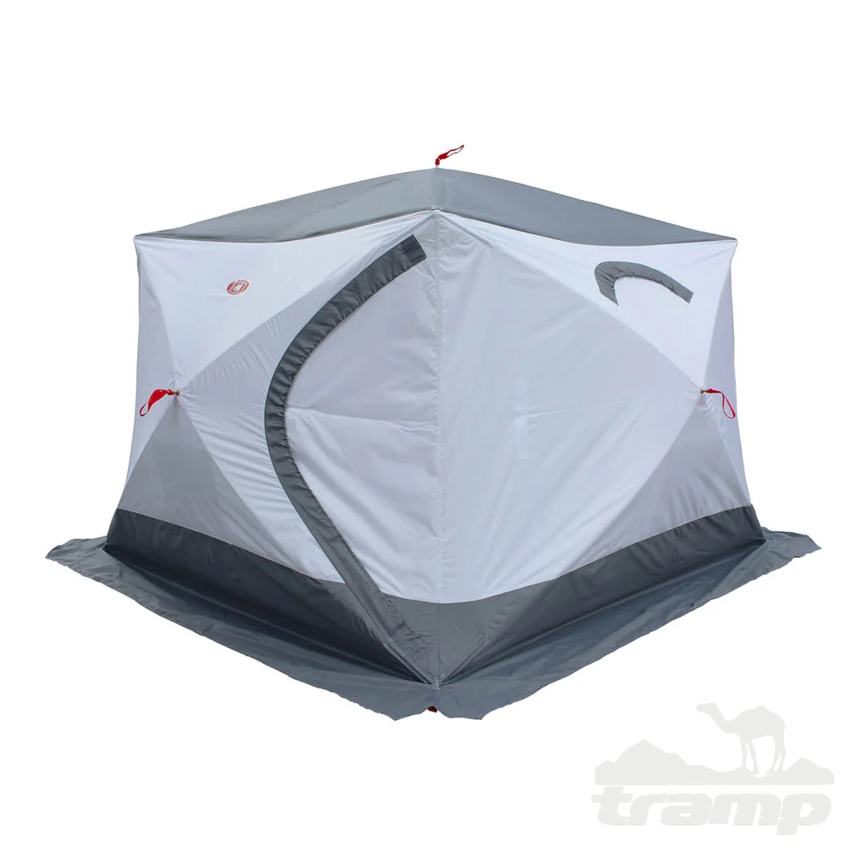 Палатки Зимняя палатка Медведь Куб 5 (2.5*2.5/2.0m) утеплённая (3-сл) + Пол (ткань Оксфорд 600D) + накидка