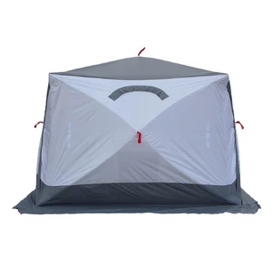 Зимняя палатка Медведь Куб 5 (2.5*2.5/2.0m) утеплённая (3-сл) + Пол (ткань Оксфорд 600D) + накидка