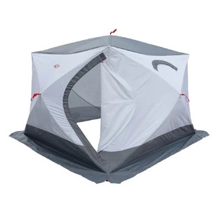 Зимняя палатка Медведь Куб 5 (2.5*2.5/2.0m) утеплённая (3-сл) + Пол (ткань Оксфорд 600D) + накидка