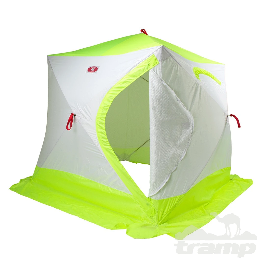 Палатки Зимняя палатка Медведь Куб 3 Лонг (2.0*2.3/1.9m) утеплённая (3-сл)