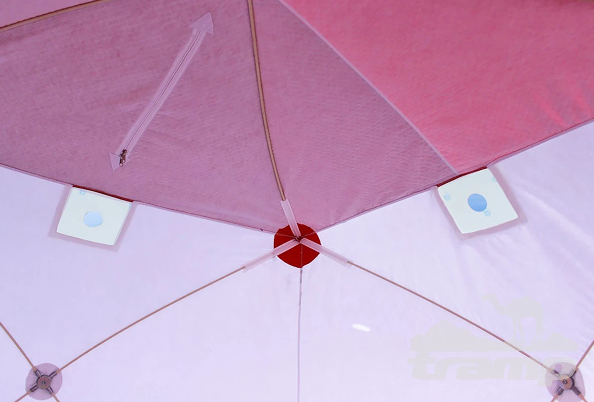 Палатки Зимняя палатка Медведь Куб 4 Дубль (2.15*4.0/2.0m) утеплённая (3-сл)