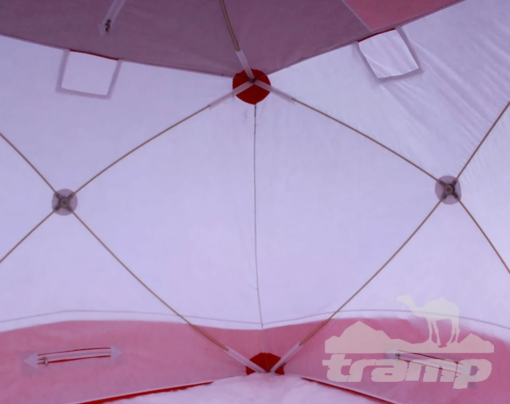 Палатки Зимняя палатка Медведь Куб 4 Дубль (2.15*4.0/2.0m) утеплённая (3-сл)