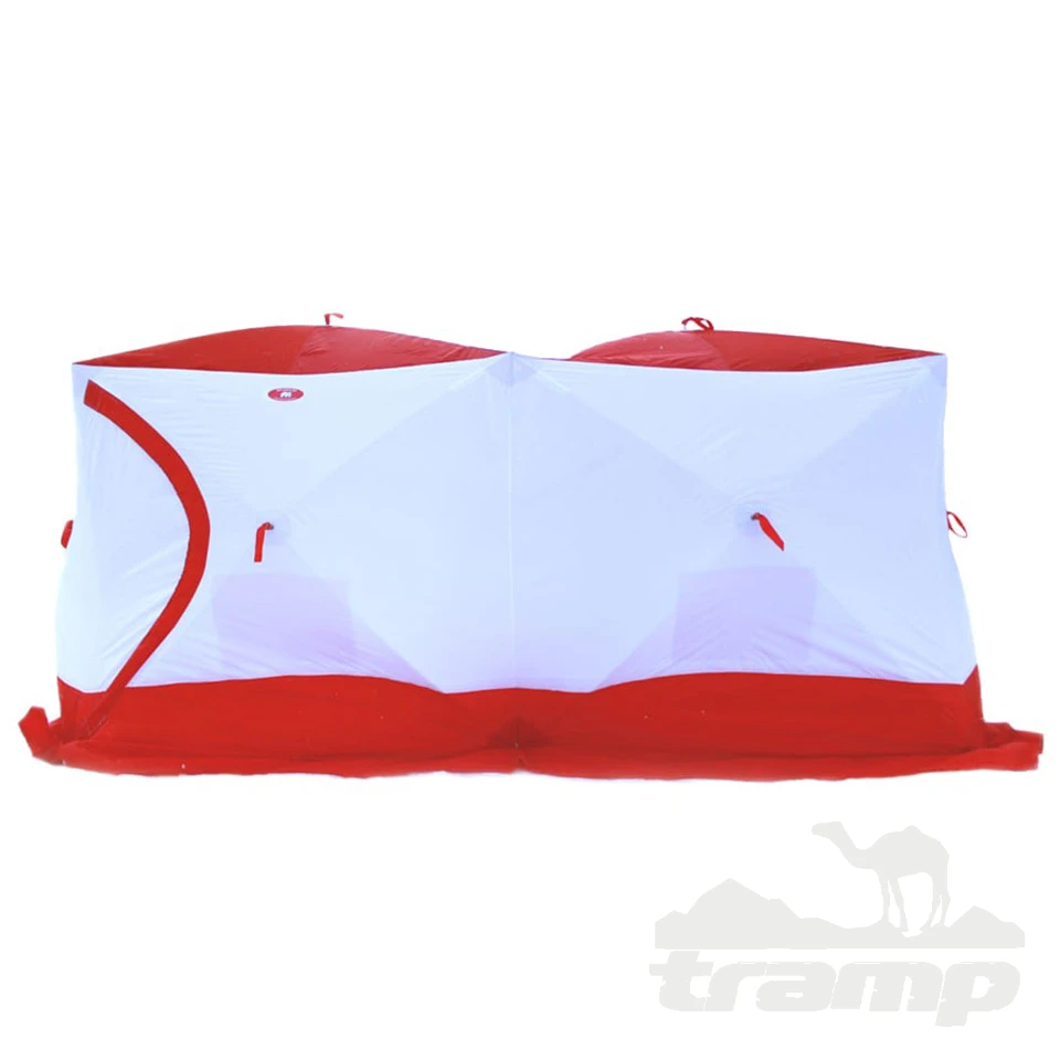 Палатки Зимняя палатка Медведь Куб 4 Дубль (2.15*4.0/2.0m) утеплённая (3-сл)