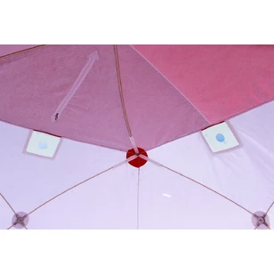 Зимняя палатка Медведь Куб 4 Дубль (2.15*4.0/2.0m) утеплённая (3-сл)