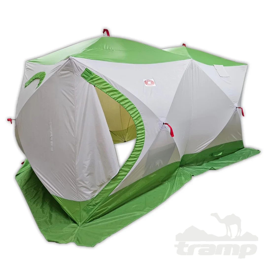 Палатки Зимняя палатка Медведь Куб 3 Дубль (2.0*3.5/1.9m) утеплённая (3-сл)