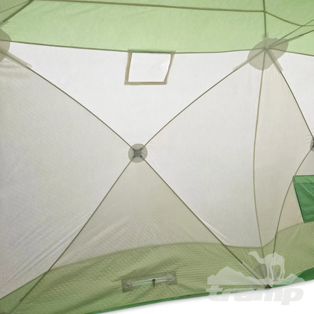 Палатки Зимняя палатка Медведь Куб 3 Дубль (2.0*3.5/1.9m) утеплённая (3-сл)