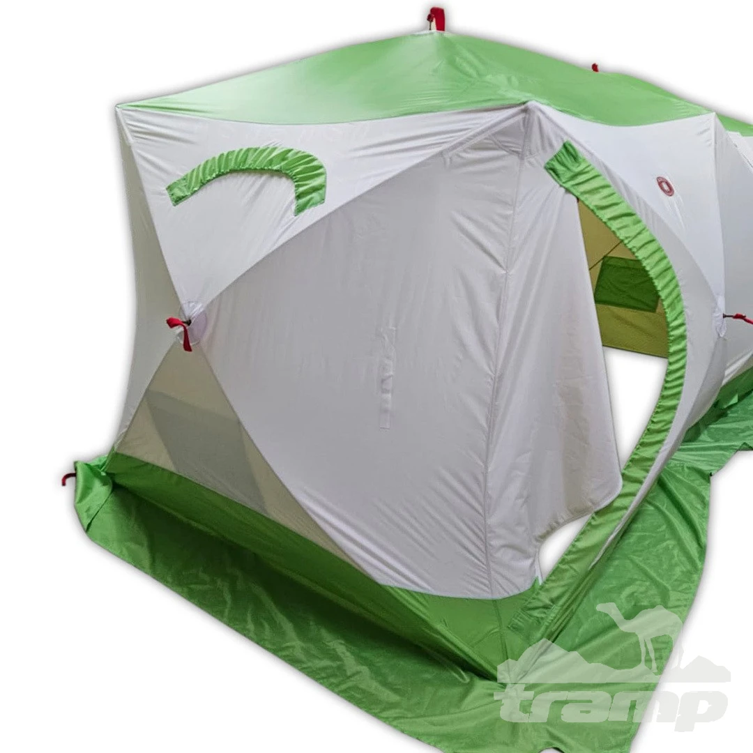 Палатки Зимняя палатка Медведь Куб 3 Дубль (2.0*3.5/1.9m) утеплённая (3-сл)