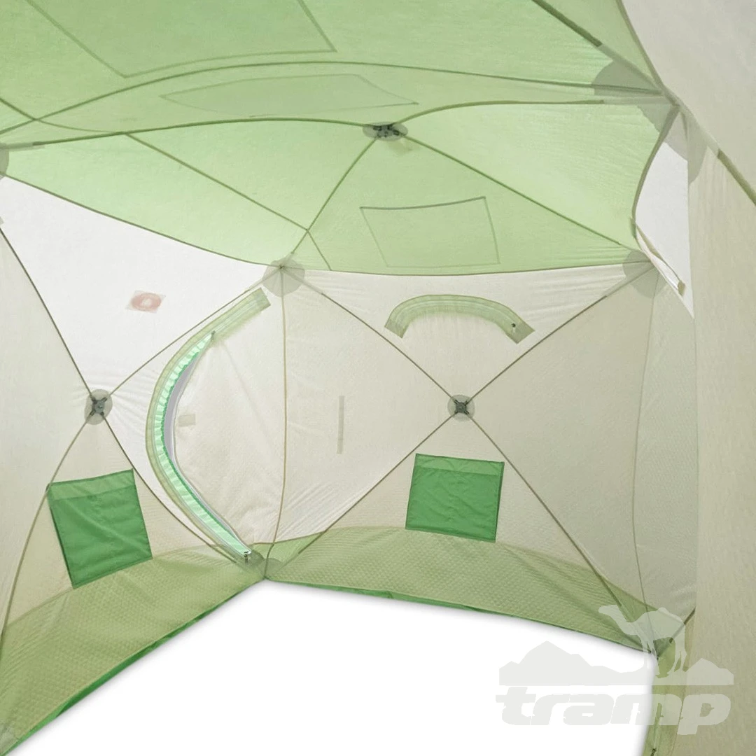 Палатки Зимняя палатка Медведь Куб 3 Дубль (2.0*3.5/1.9m) утеплённая (3-сл)