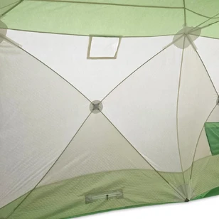 Зимняя палатка Медведь Куб 3 Дубль (2.0*3.5/1.9m) утеплённая (3-сл)