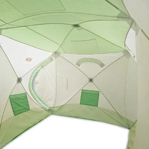 Зимняя палатка Медведь Куб 3 Дубль (2.0*3.5/1.9m) утеплённая (3-сл)