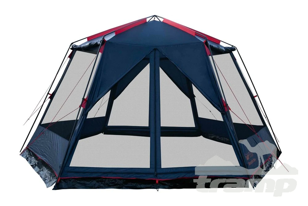 Шатрово-тентовая продукция Палатка-Шатер TRAMP LITE Mosquito Blue 4.3х3.7х2.25 м (V2) + Съемный пол из терпаулинга