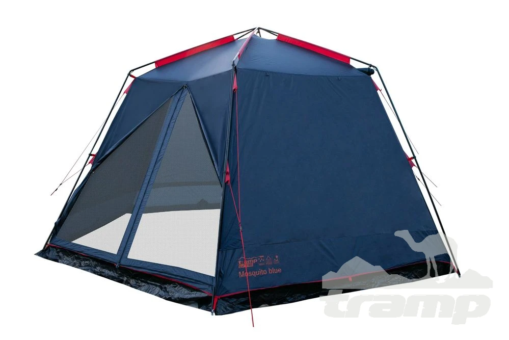 Шатрово-тентовая продукция Палатка-Шатер TRAMP LITE Mosquito Blue 4.3х3.7х2.25 м (V2) + Съемный пол из терпаулинга