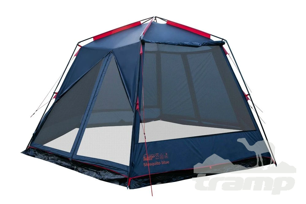 Шатрово-тентовая продукция Палатка-Шатер TRAMP LITE Mosquito Blue 4.3х3.7х2.25 м (V2) + Съемный пол из терпаулинга