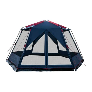 Палатка-Шатер TRAMP LITE Mosquito Blue 4.3х3.7х2.25 м (V2) + Съемный пол из терпаулинга