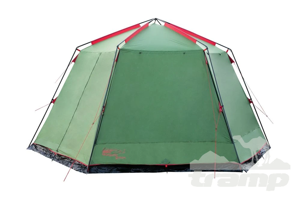 Шатрово-тентовая продукция Палатка-Шатер TRAMP LITE Mosquito Green 4.3х3.7х2.25 м (V2) + Съемный пол из терпаулинга