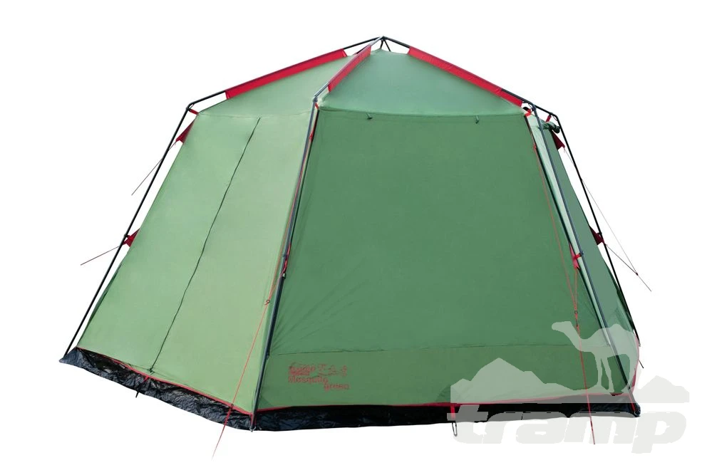 Шатрово-тентовая продукция Палатка-Шатер TRAMP LITE Mosquito Green 4.3х3.7х2.25 м (V2) + Съемный пол из терпаулинга