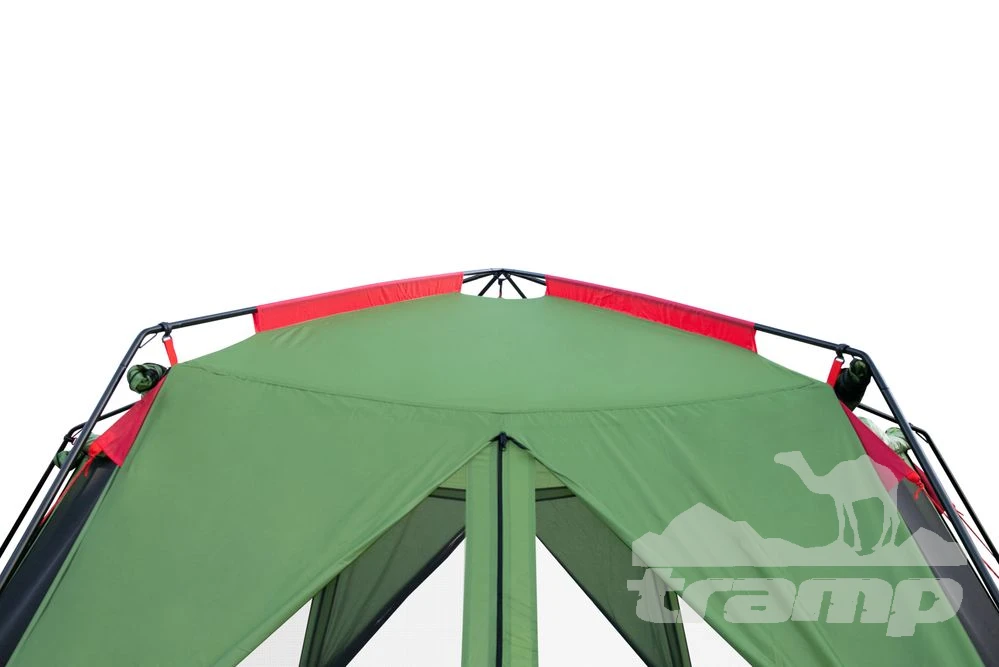 Шатрово-тентовая продукция Палатка-Шатер TRAMP LITE Mosquito Green 4.3х3.7х2.25 м (V2) + Съемный пол из терпаулинга