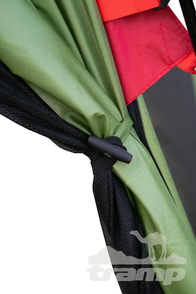 Шатрово-тентовая продукция Палатка-Шатер TRAMP LITE Mosquito Green 4.3х3.7х2.25 м (V2) + Съемный пол из терпаулинга