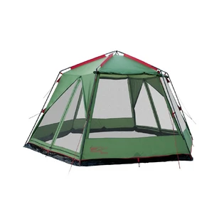 Палатка-Шатер TRAMP LITE Mosquito Green 4.3х3.7х2.25 м (V2) + Съемный пол из терпаулинга