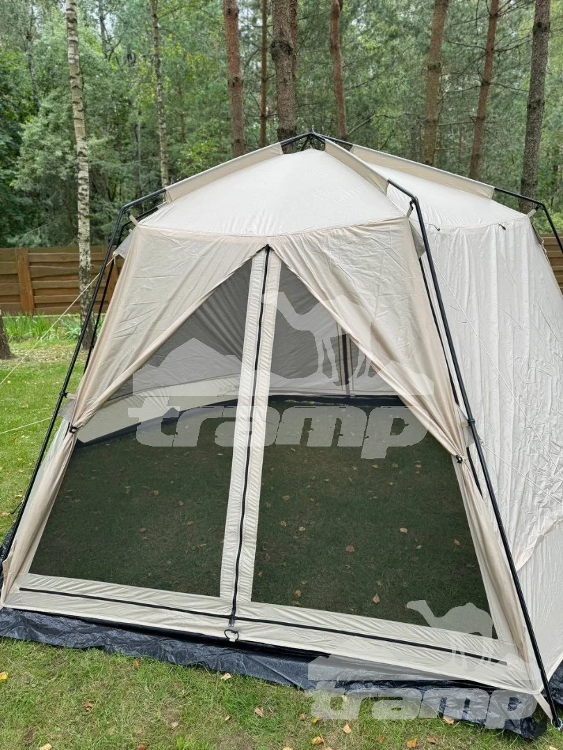 Шатрово-тентовая продукция Палатка-Шатер TRAMP LITE Mosquito Sand 4.3х3.7х2.25 м (V2) + Съемный пол из терпаулинга