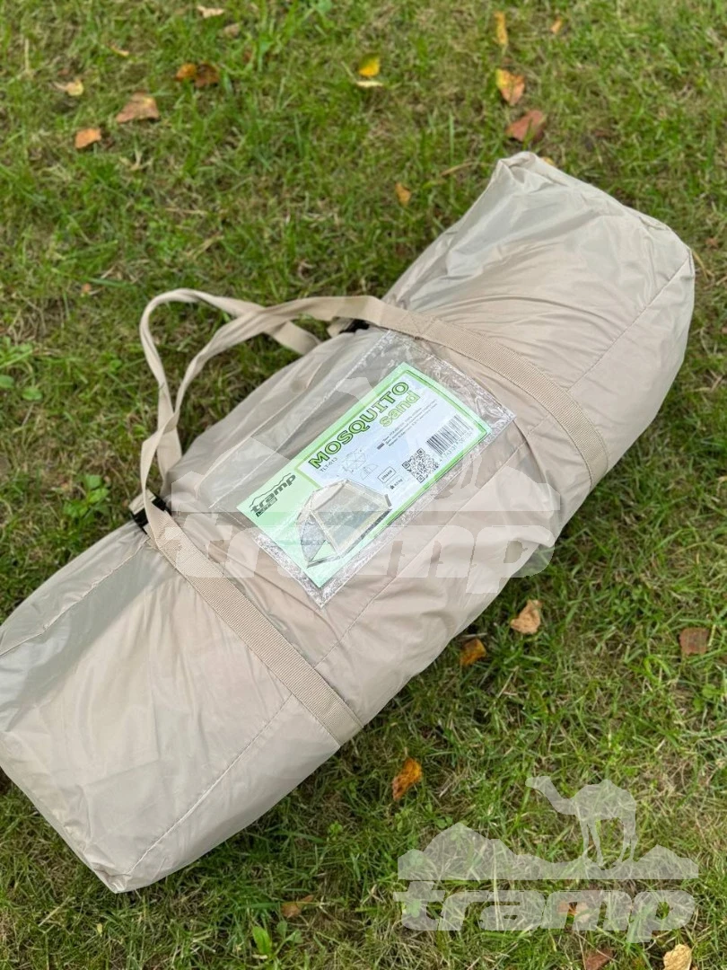 Шатрово-тентовая продукция Палатка-Шатер TRAMP LITE Mosquito Sand 4.3х3.7х2.25 м (V2) + Съемный пол из терпаулинга