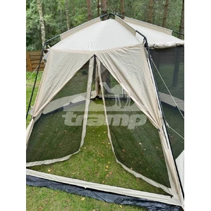 Палатка-Шатер TRAMP LITE Mosquito Sand 4.3х3.7х2.25 м (V2) + Съемный пол из терпаулинга