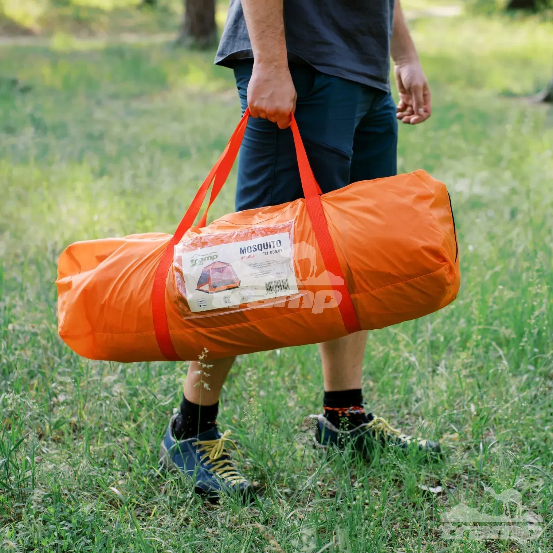 Шатрово-тентовая продукция Палатка-Шатер TRAMP LITE Mosquito Orange 4.3х3.7х2.25 м (V2) + Съемный пол из терпаулинга