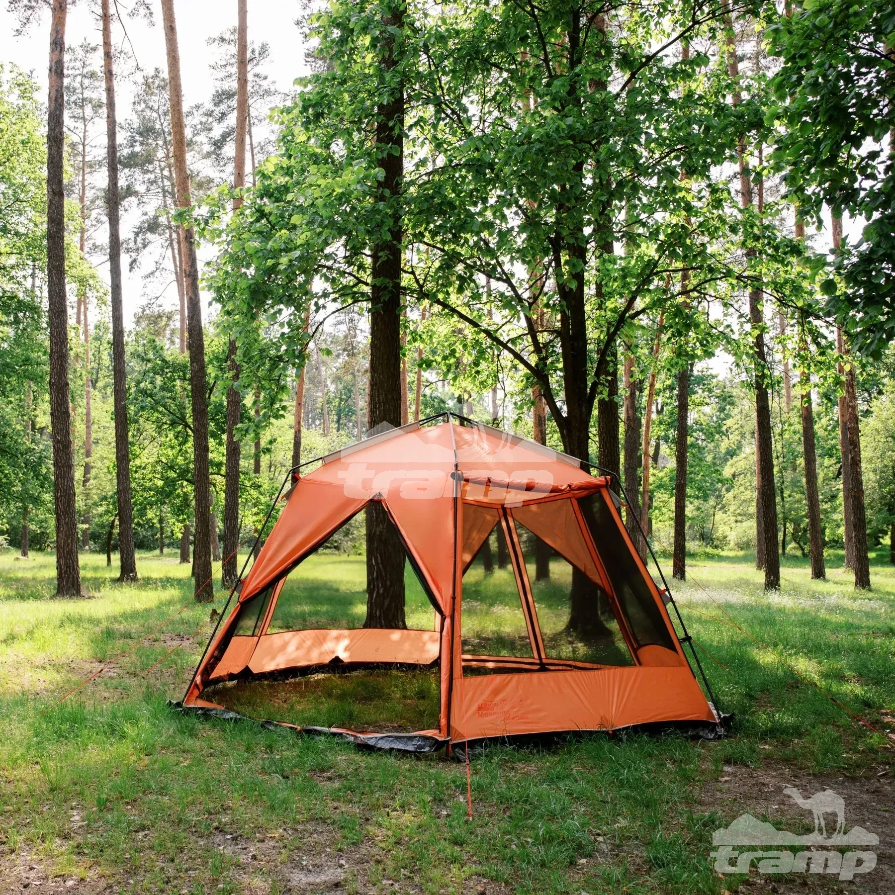 Шатрово-тентовая продукция Палатка-Шатер TRAMP LITE Mosquito Orange 4.3х3.7х2.25 м (V2) + Съемный пол из терпаулинга