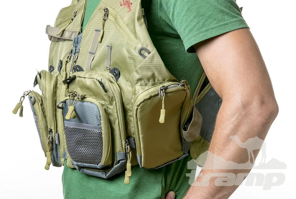 Аксессуары для рыбалки Жилет рыболовный разгрузочный Tramp Angler S/M
