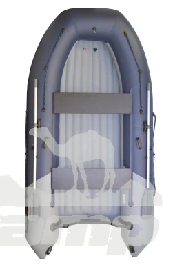 Лодки ПВХ Лодка Grouper GR 375W (кокпит 92 см) НДНД (серо - красный) модель 2025 г