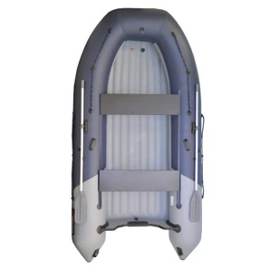 Лодка Grouper GR 375W (кокпит 92 см) НДНД (серо - красный) модель 2025 г