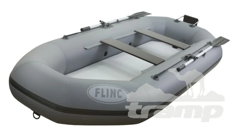 Лодки ПВХ Моторно-гребная лодка Flinc F280TLA AirDeck (серый) модель 2025 г